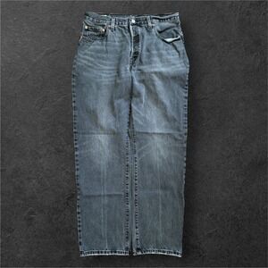 Levis 501 90s Mens 32x30 Faded Black Straight Leg Denim Jeans Button Fly